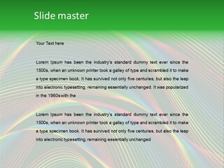 Disco Spotlight Lights PowerPoint Template