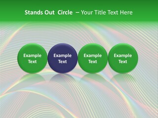 Disco Spotlight Lights PowerPoint Template