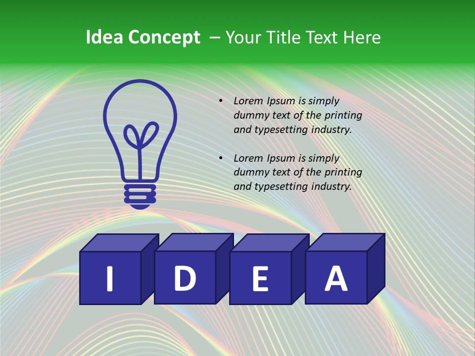 Disco Spotlight Lights PowerPoint Template