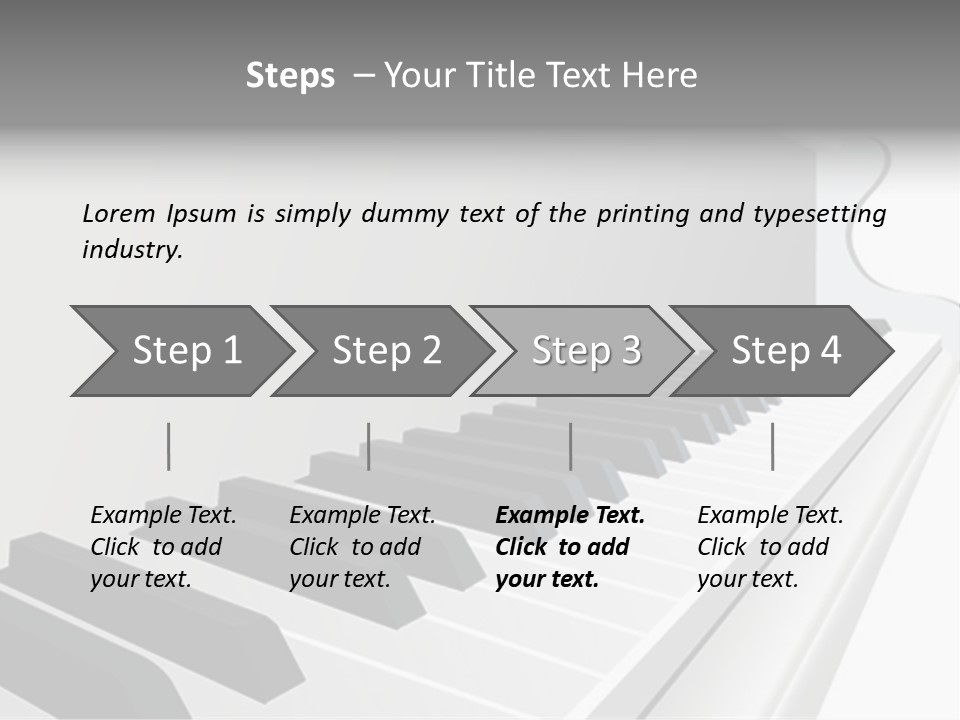 Jazz Rhythm Tons PowerPoint Template