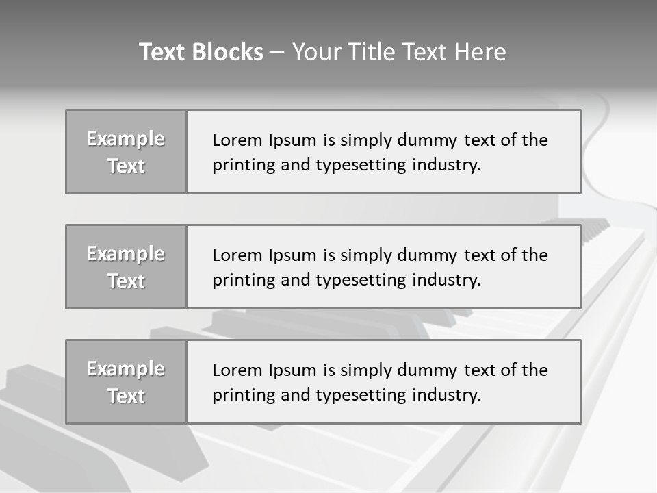 Jazz Rhythm Tons PowerPoint Template