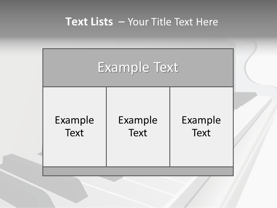 Jazz Rhythm Tons PowerPoint Template