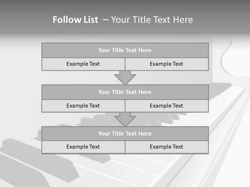 Jazz Rhythm Tons PowerPoint Template