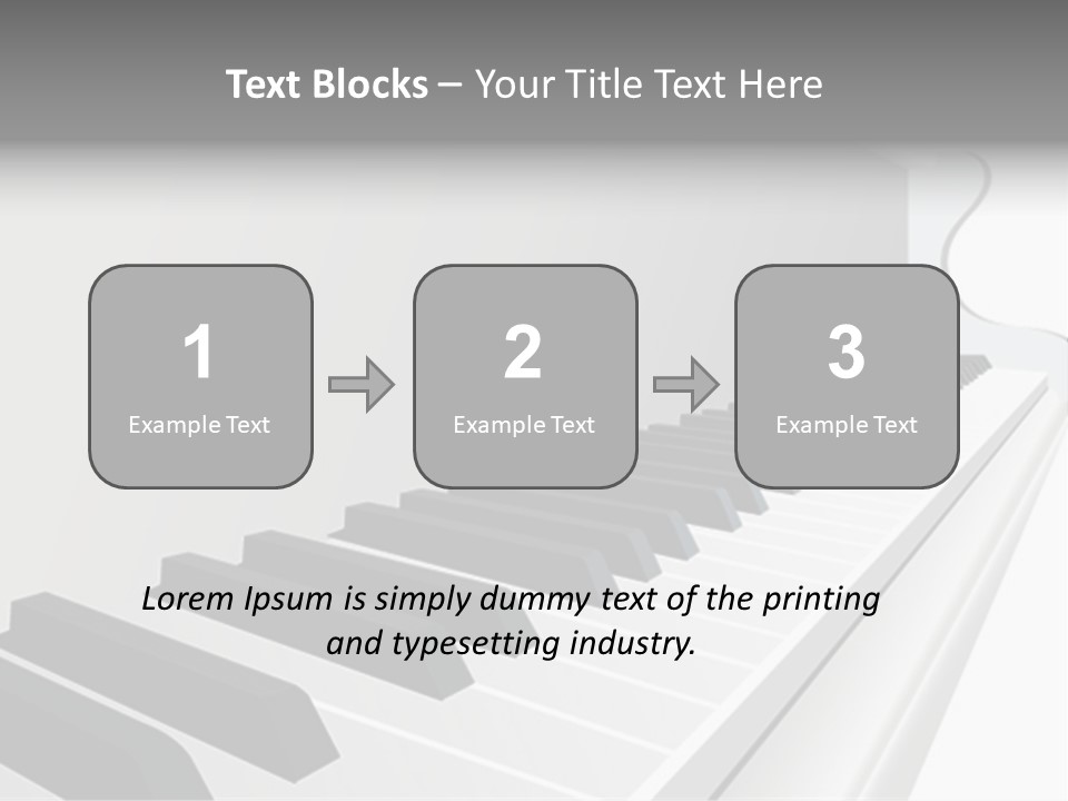Jazz Rhythm Tons PowerPoint Template