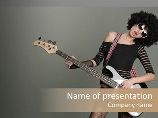 Fun Females Pose PowerPoint Template