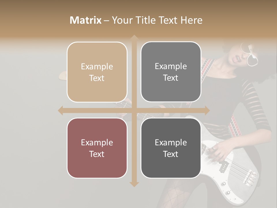 Fun Females Pose PowerPoint Template