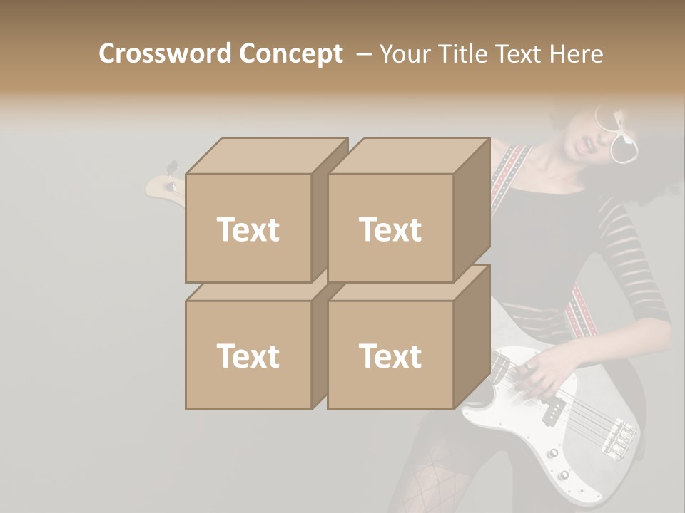 Fun Females Pose PowerPoint Template