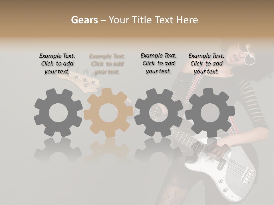 Fun Females Pose PowerPoint Template