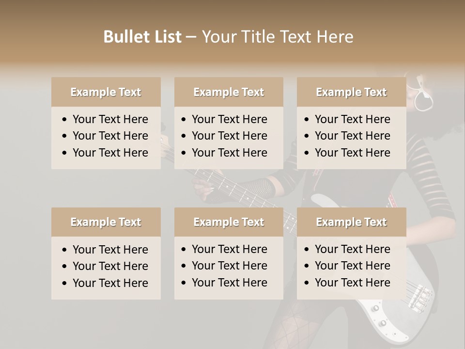 Fun Females Pose PowerPoint Template