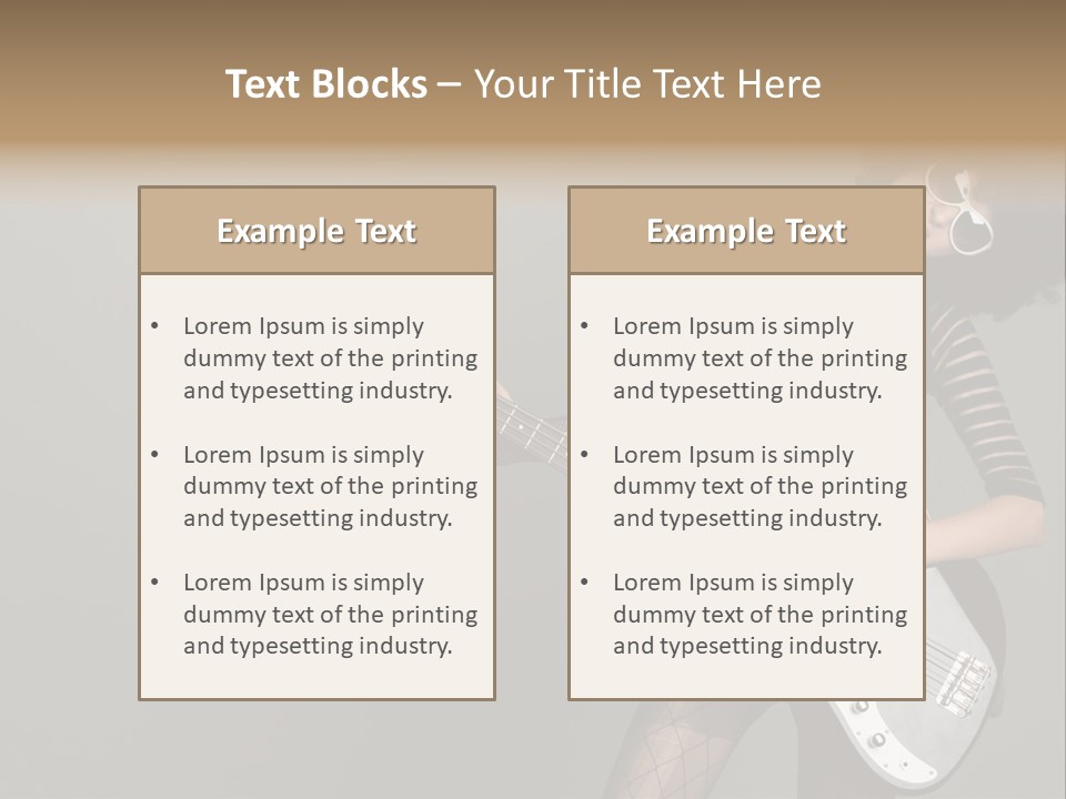 Fun Females Pose PowerPoint Template