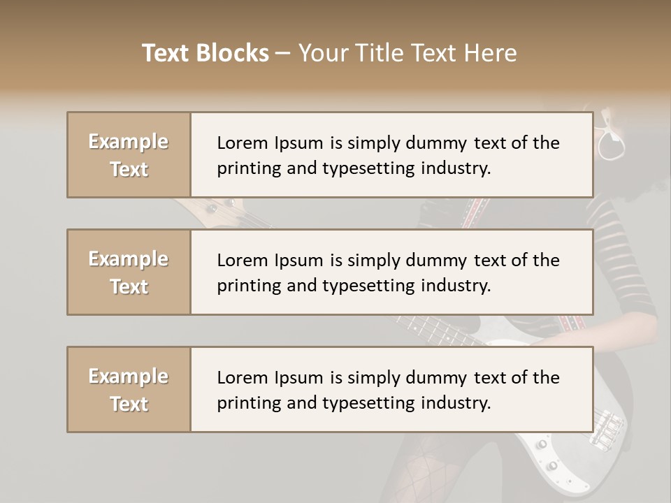 Fun Females Pose PowerPoint Template