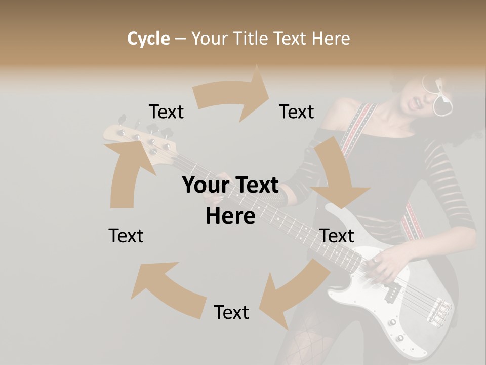 Fun Females Pose PowerPoint Template