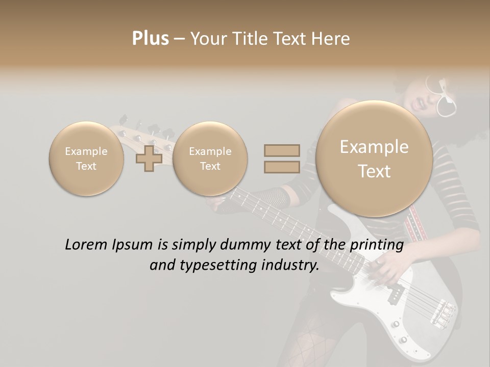 Fun Females Pose PowerPoint Template