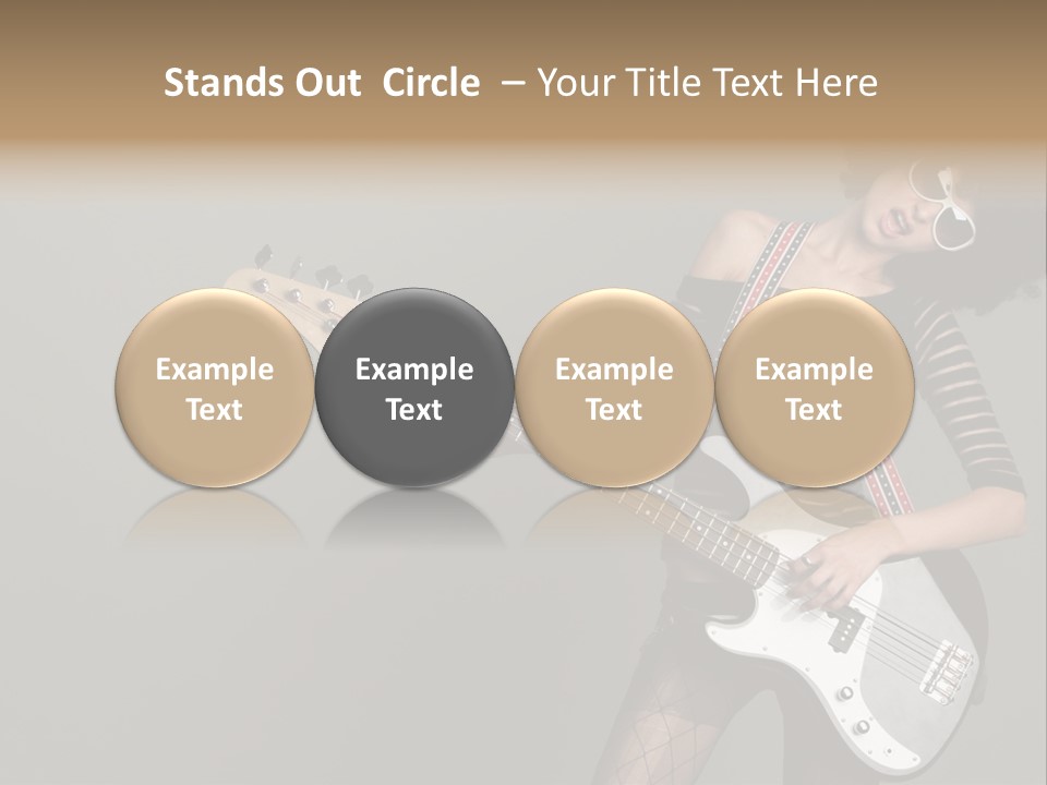 Fun Females Pose PowerPoint Template