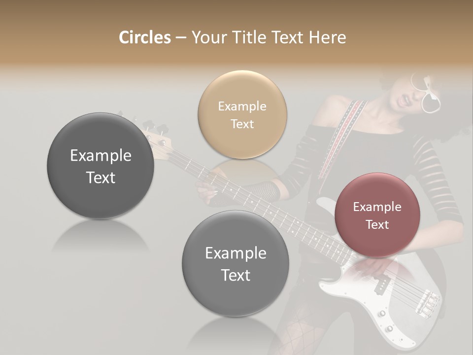 Fun Females Pose PowerPoint Template