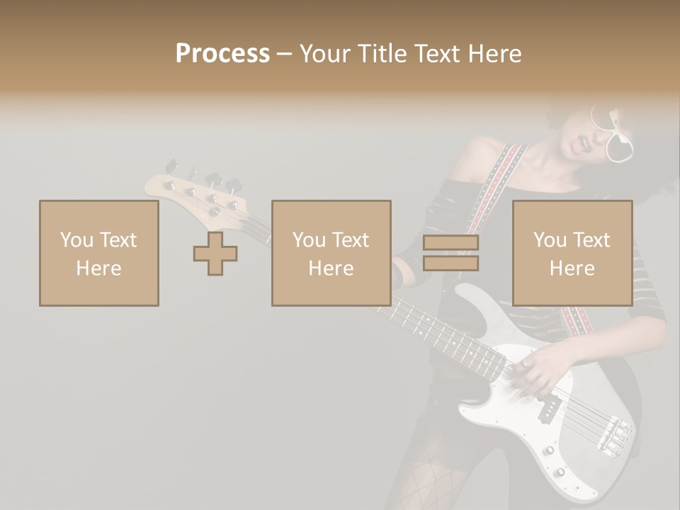 Fun Females Pose PowerPoint Template
