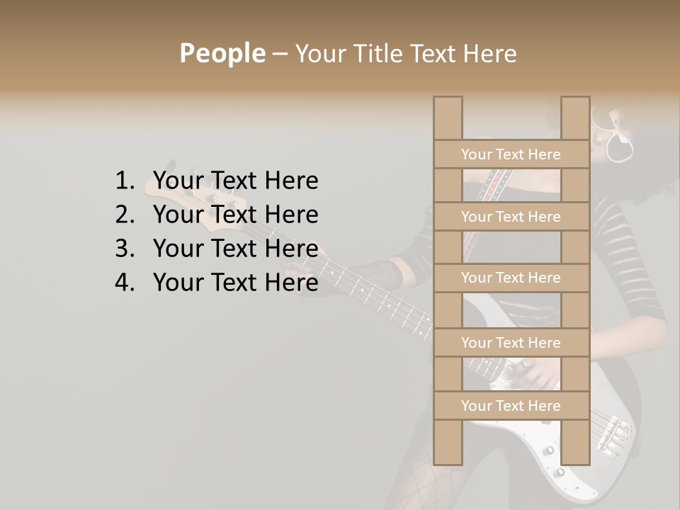 Fun Females Pose PowerPoint Template