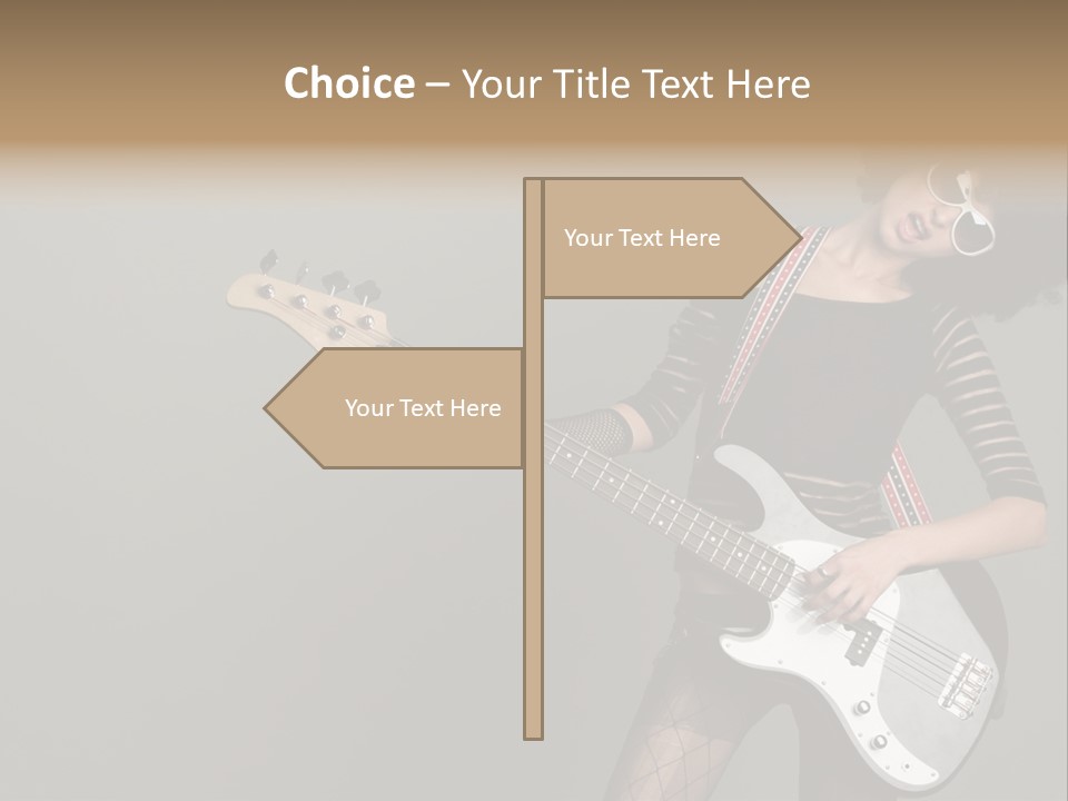 Fun Females Pose PowerPoint Template