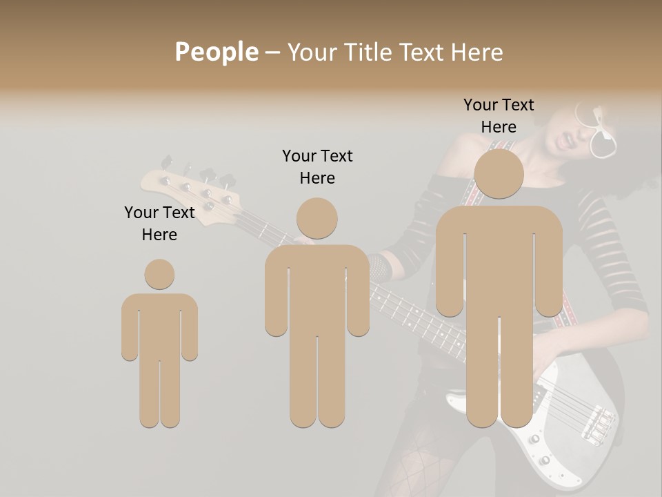 Fun Females Pose PowerPoint Template