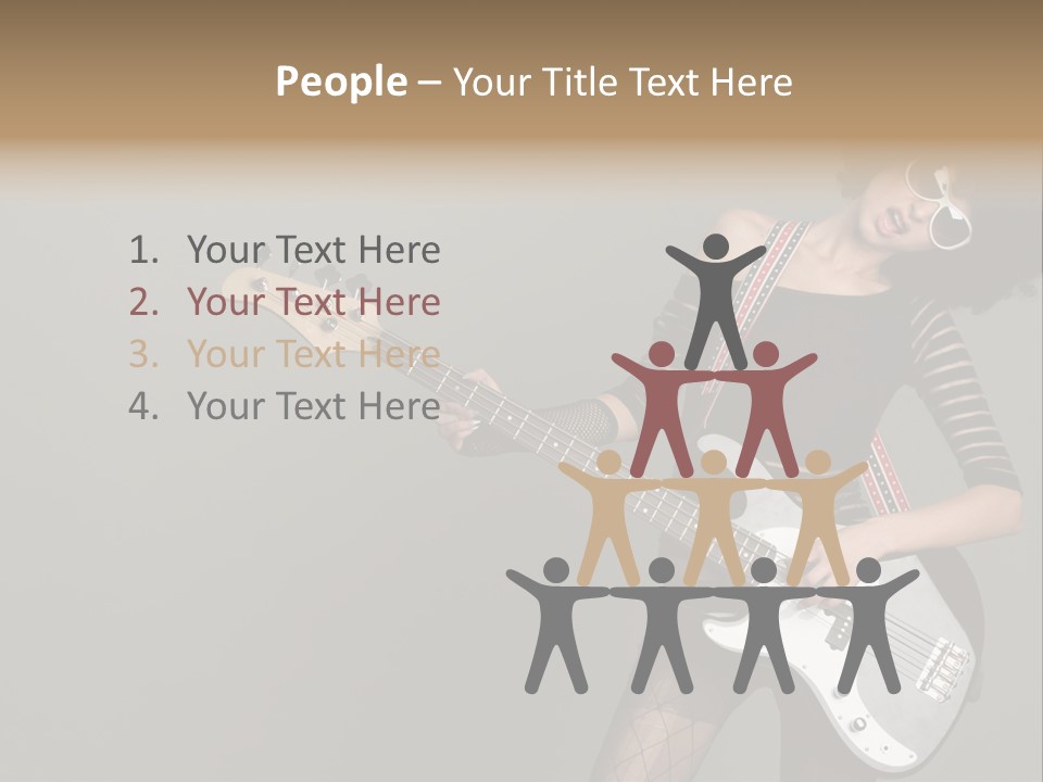 Fun Females Pose PowerPoint Template