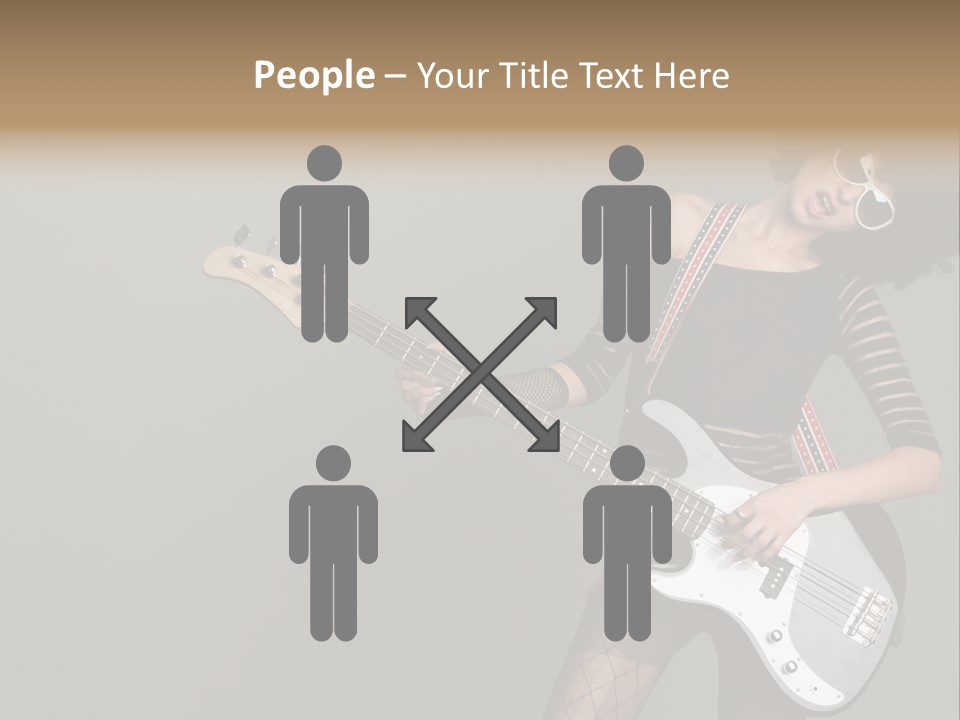 Fun Females Pose PowerPoint Template