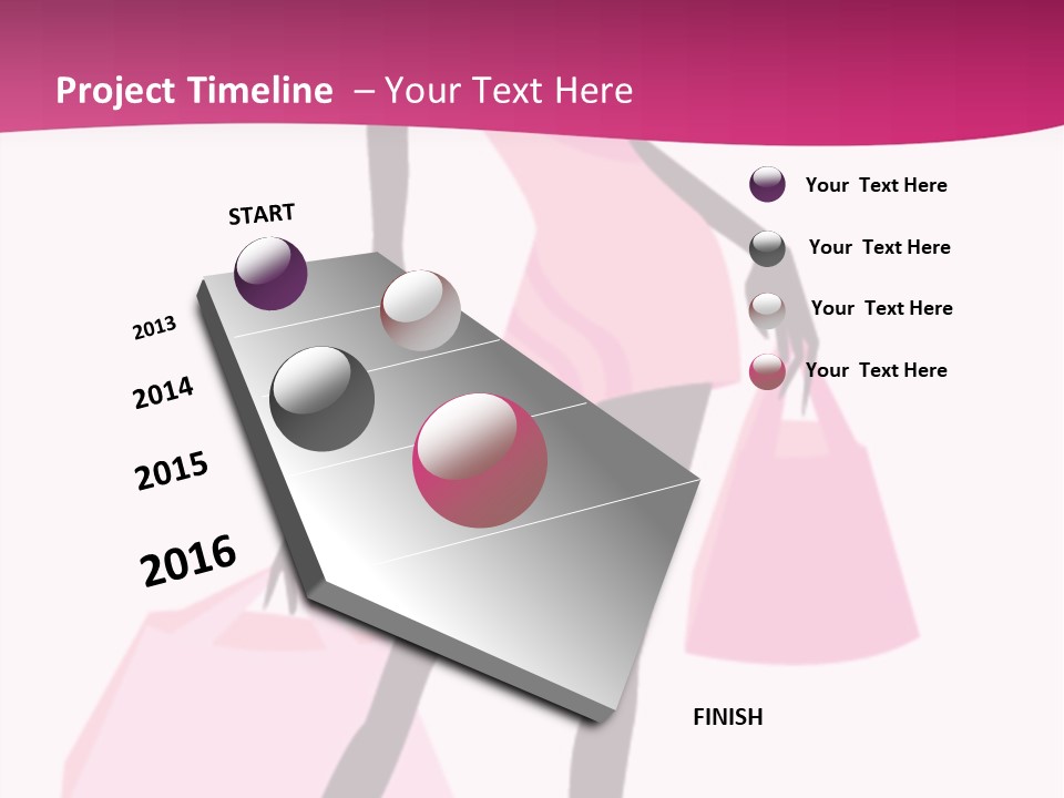 Short Fashion Beautiful PowerPoint Template