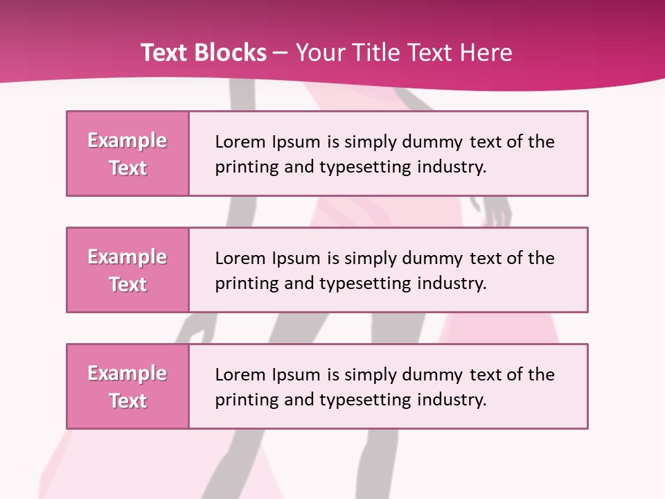 Short Fashion Beautiful PowerPoint Template