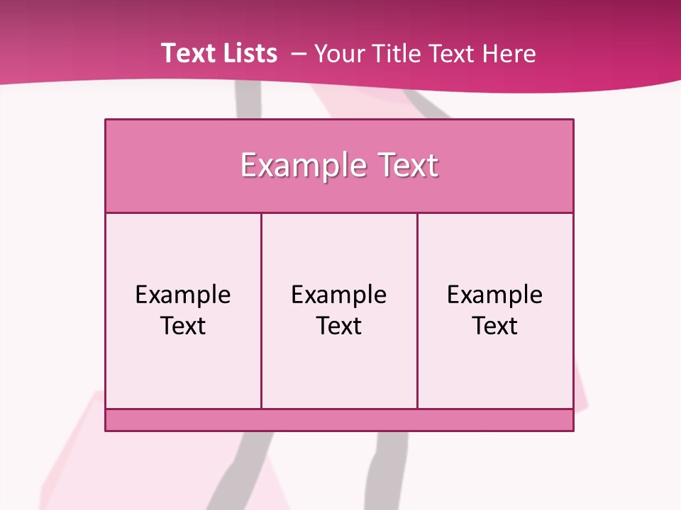 Short Fashion Beautiful PowerPoint Template