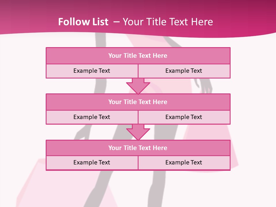 Short Fashion Beautiful PowerPoint Template