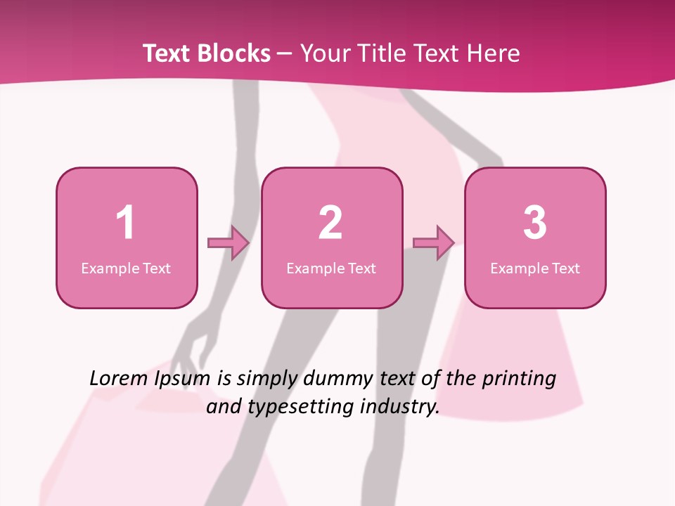 Short Fashion Beautiful PowerPoint Template