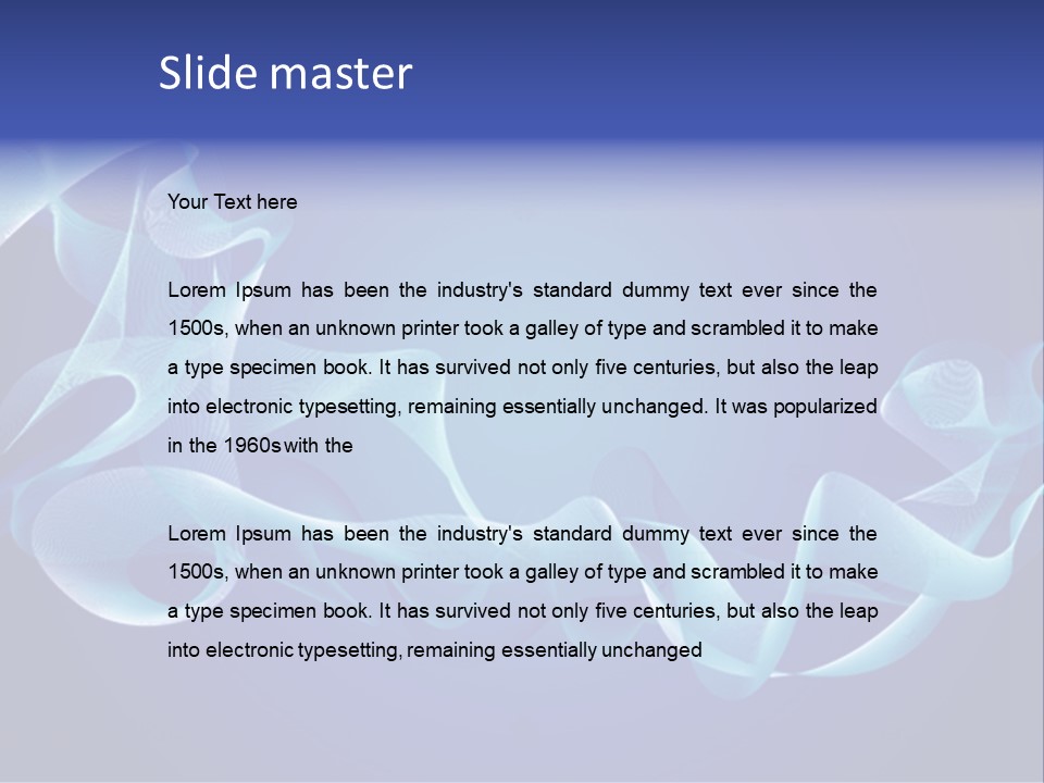 Elements Voluptuous Fashion PowerPoint Template