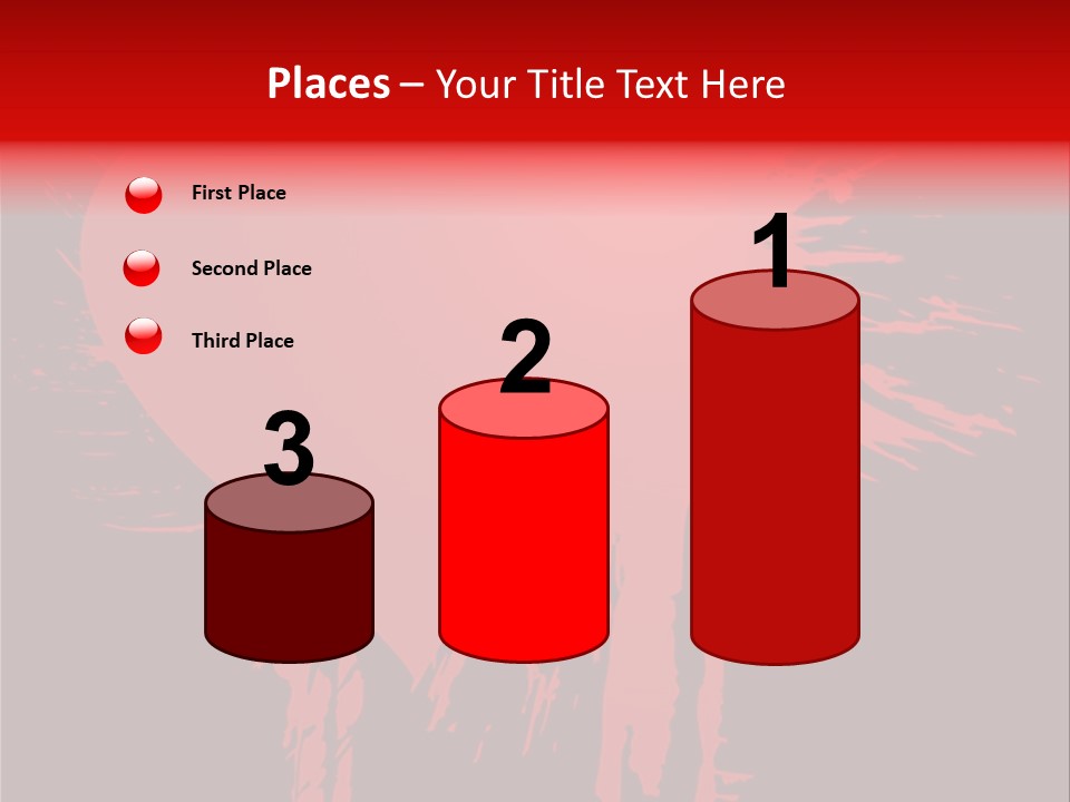 Painted Blob Card PowerPoint Template