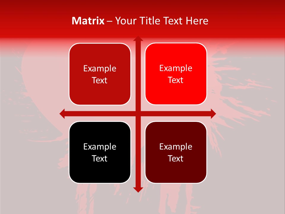 Painted Blob Card PowerPoint Template