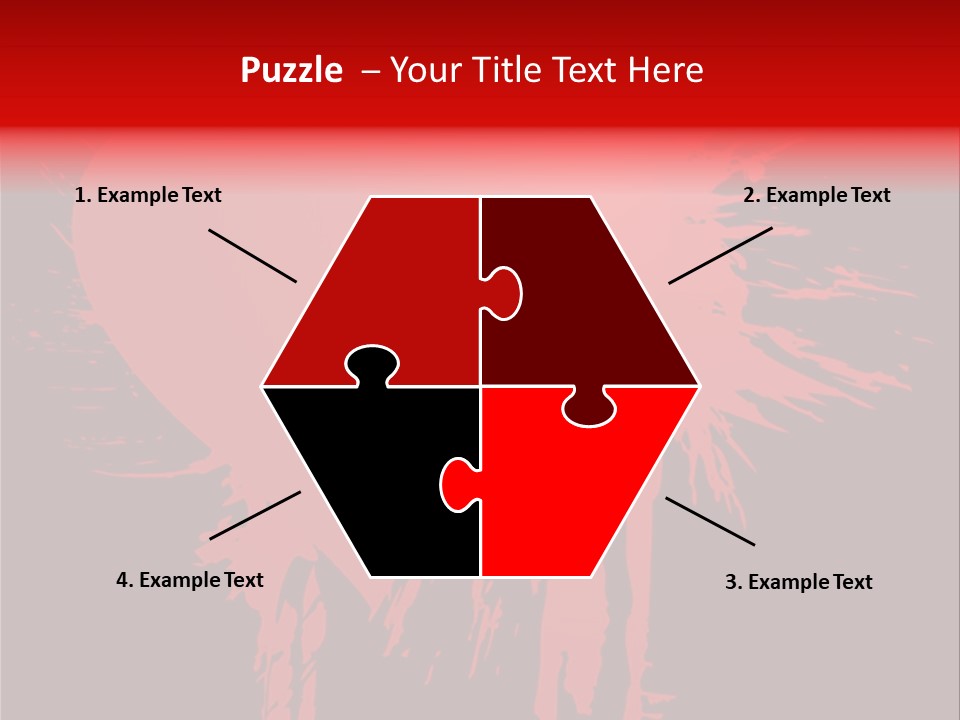 Painted Blob Card PowerPoint Template