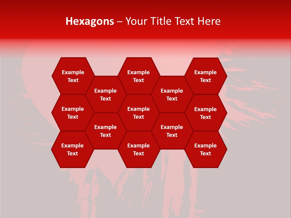 Painted Blob Card PowerPoint Template