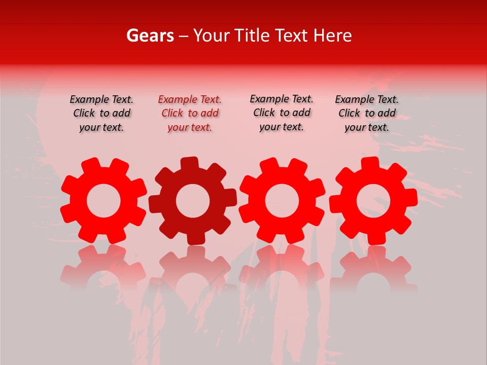 Painted Blob Card PowerPoint Template