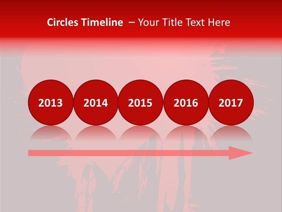 Painted Blob Card PowerPoint Template