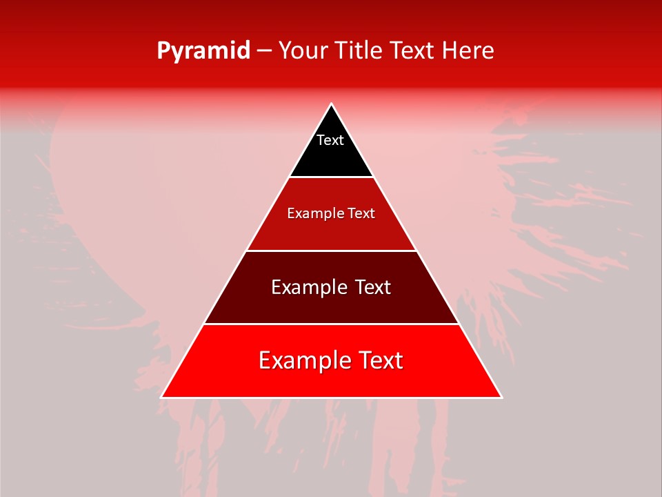 Painted Blob Card PowerPoint Template