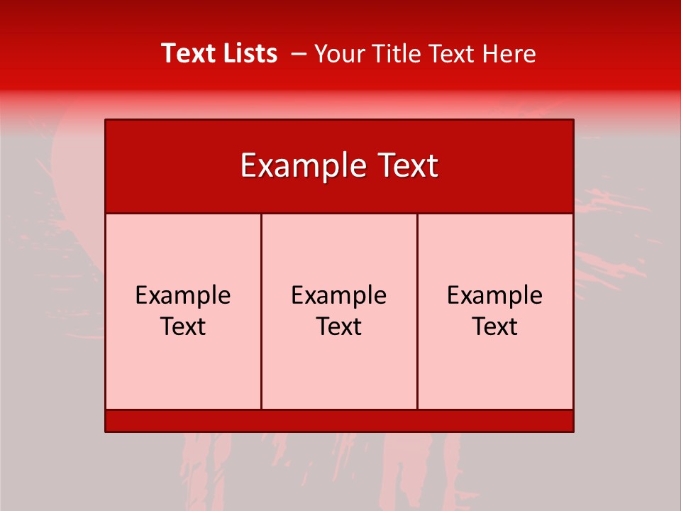Painted Blob Card PowerPoint Template