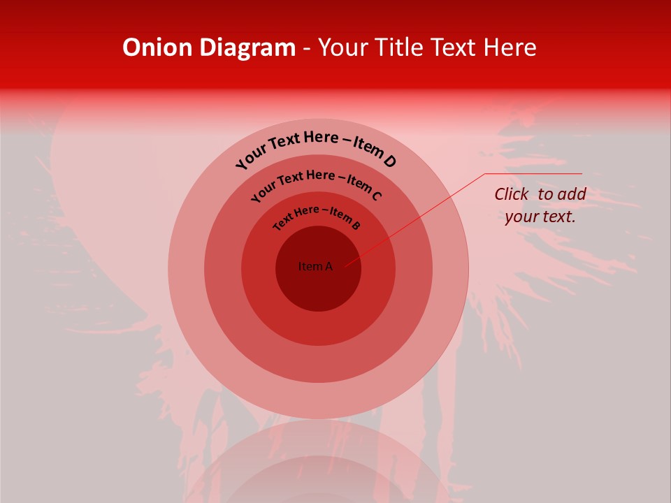 Painted Blob Card PowerPoint Template