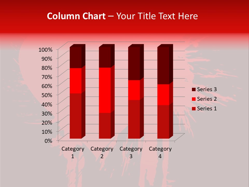 Painted Blob Card PowerPoint Template
