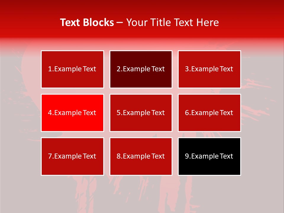 Painted Blob Card PowerPoint Template