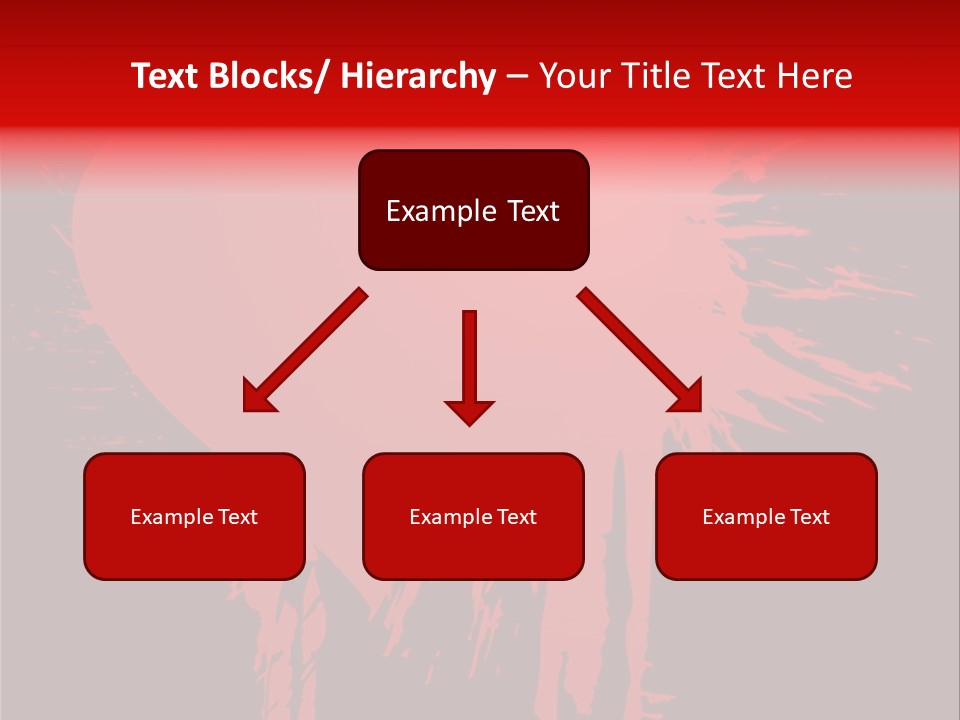 Painted Blob Card PowerPoint Template