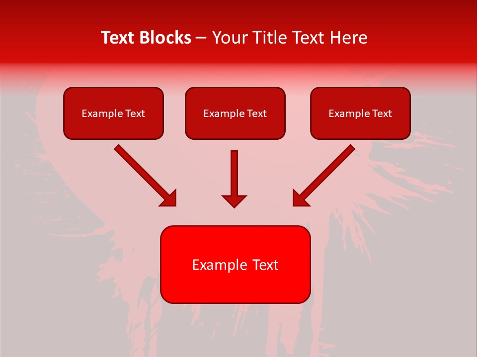 Painted Blob Card PowerPoint Template