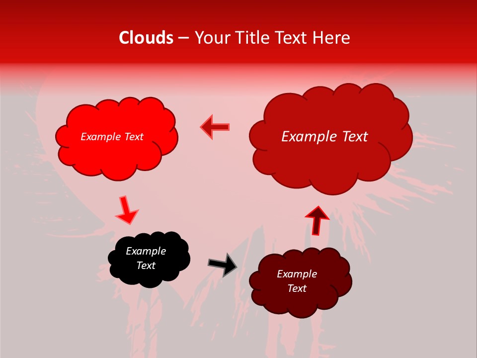 Painted Blob Card PowerPoint Template