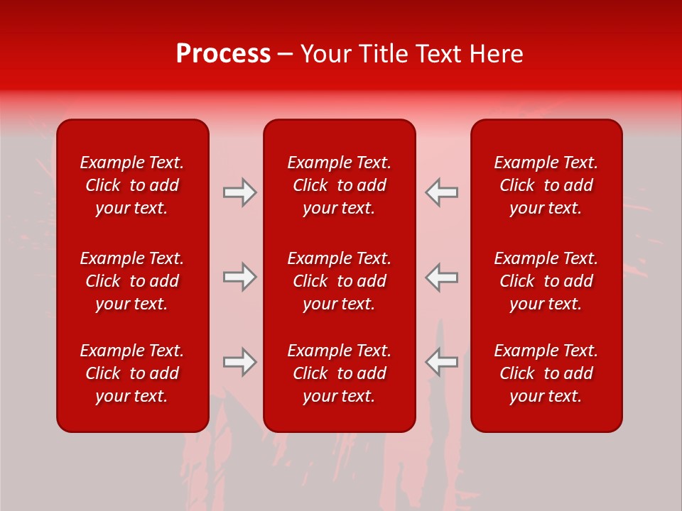 Painted Blob Card PowerPoint Template