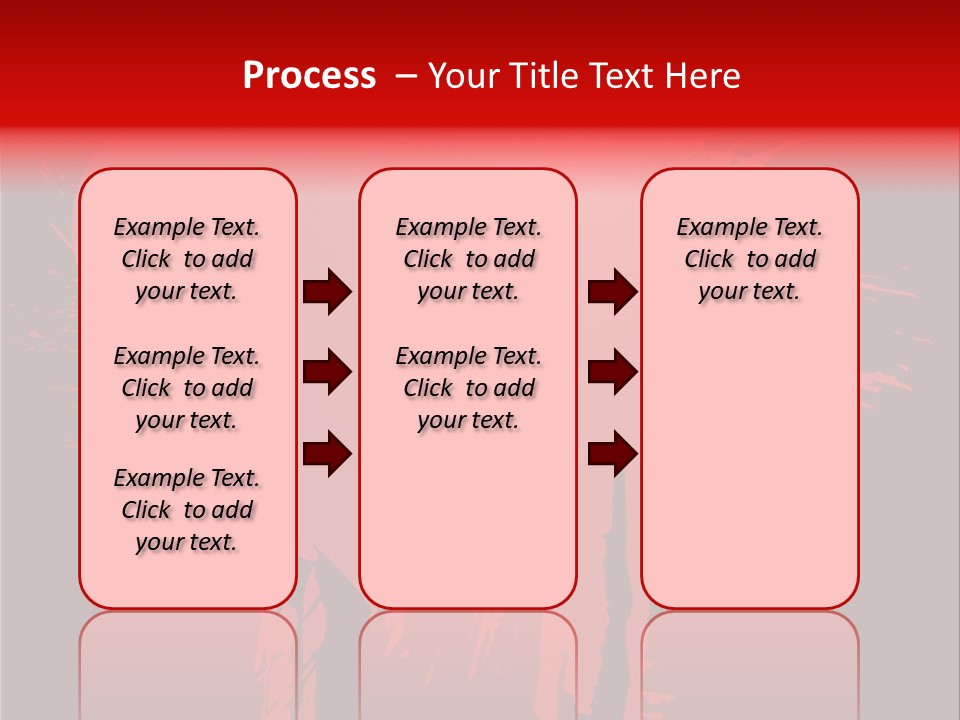 Painted Blob Card PowerPoint Template