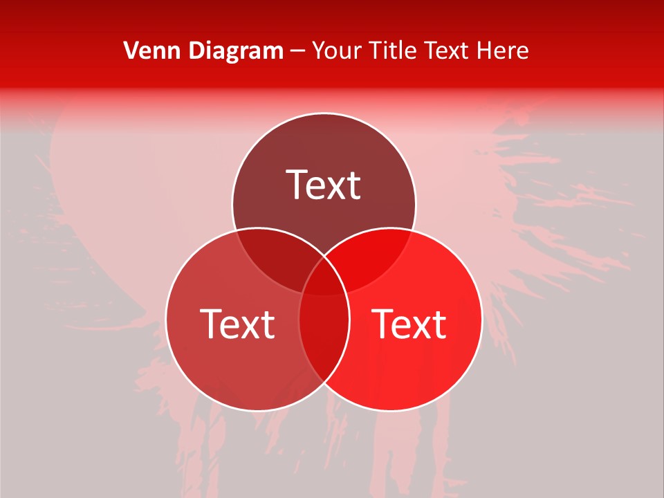 Painted Blob Card PowerPoint Template