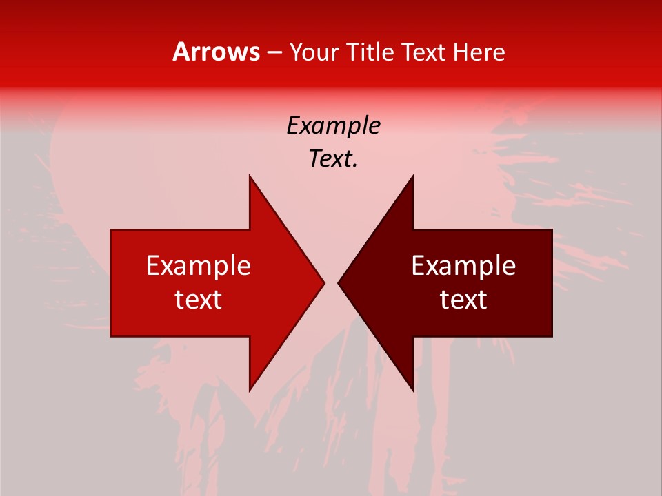 Painted Blob Card PowerPoint Template