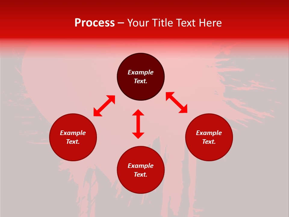 Painted Blob Card PowerPoint Template